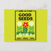 Goede zaden planten briefkaart (Voorkant)