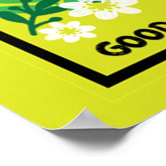 Goede zaden planten poster (Hoek)