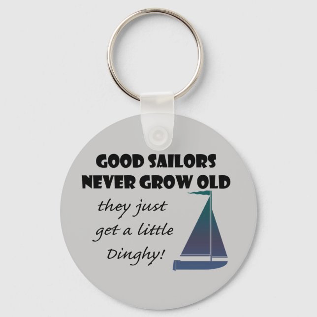 Goede zeelieden groeien nooit oud, vun Gezegde Sleutelhanger (Front)