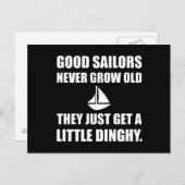 Goede Zeilers Worden Nooit Oud Grappig Briefkaart (Voorkant / Achterkant)