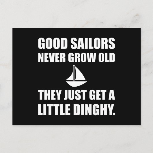 Goede Zeilers Worden Nooit Oud Grappig Briefkaart (Voorkant)