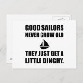 Goede Zeilers Worden Nooit Oud Grappig Briefkaart (Voorkant / Achterkant)