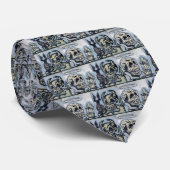 goede zombie vs kwaadaardige zombie - stropdas (Opgerold)