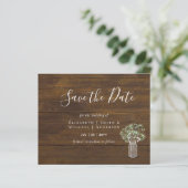 GOEDEKOPE Foto Bewaar Data Rustieke Gypsophila Met (Staand voorkant)