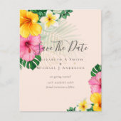 GOEDEKOPE Foto Bewaar Data TROPISCHE BLOEMEN Stran Flyer (Voorkant)