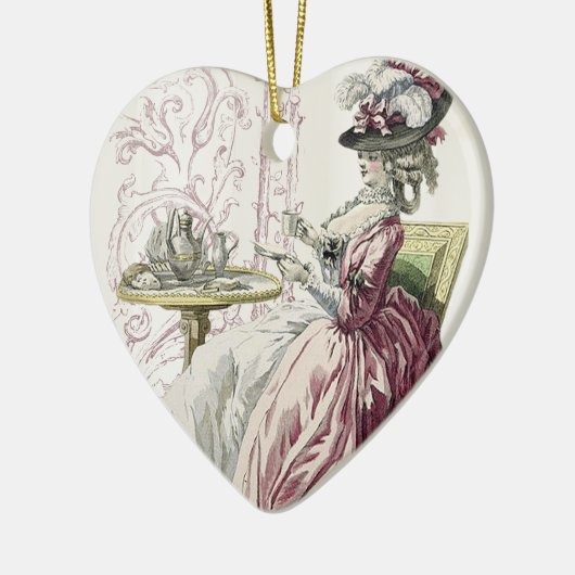 Goedemiddag, Tea! Keramisch Ornament (Links)