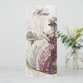 Goedemiddag, Tea! Menu, op Linen Menu (Staand voorkant)