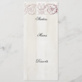 Goedemiddag, Tea! Menu, op Linen Menu (Achterkant)