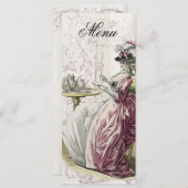 Goedemiddag, Tea! Menu, op Linen Menu (Voorkant / Achterkant)