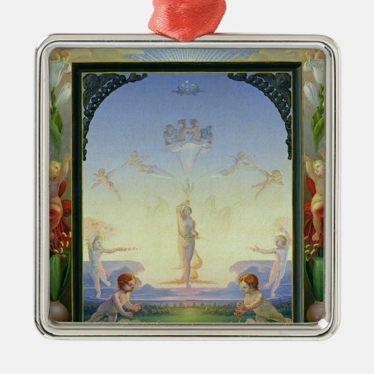 Goedemorgen, 1808 metalen ornament (Voorkant)