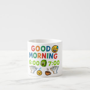 Goedemorgen 67 Six Seven Alarm Grappig Morgen Cade Espresso Kop