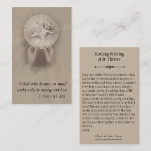Goedemorgen aanbieding in St. Therese Prayer Heili Visitekaartje