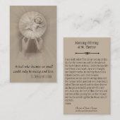 Goedemorgen aanbieding in St. Therese Prayer Heili Visitekaartje (Voorkant / Achterkant)