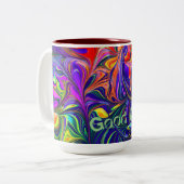Goedemorgen abstracte kunst Drinkware Mokken (Voorkant links)