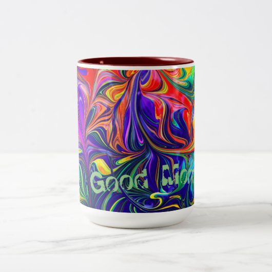 Goedemorgen abstracte kunst Drinkware Mokken (Center)