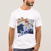 "Goedemorgen, al klaar!" Slapy Kevin T-shirt (Voorkant)