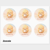 Goedemorgen Alma Kuiken Cute Coffee Sticker (Vel)