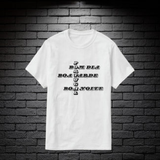 Goedemorgen avond in het Portugees T-shirt