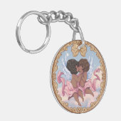 Goedemorgen Baby Angels Acryl Sleutelhanger (Voorkant Links)