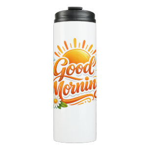 Goedemorgen – Begin elke dag met een glimlach Thermosbeker