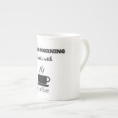 Goedemorgen begint met de Chinese Mok van koffiebo (Voorkant rechts)