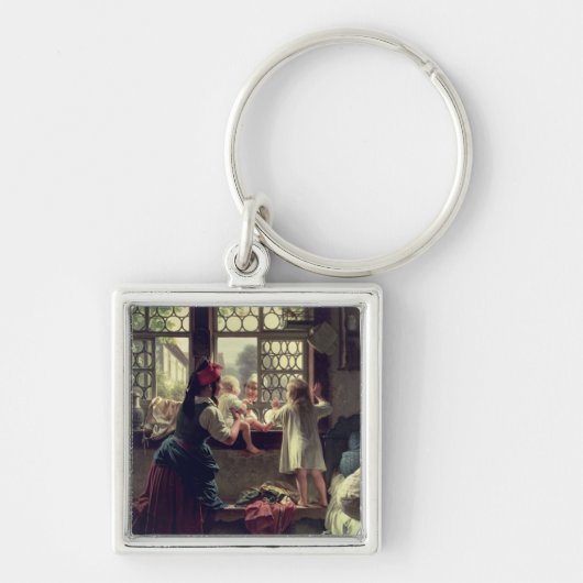 Goedemorgen, beste vader sleutelhanger (Voorkant)