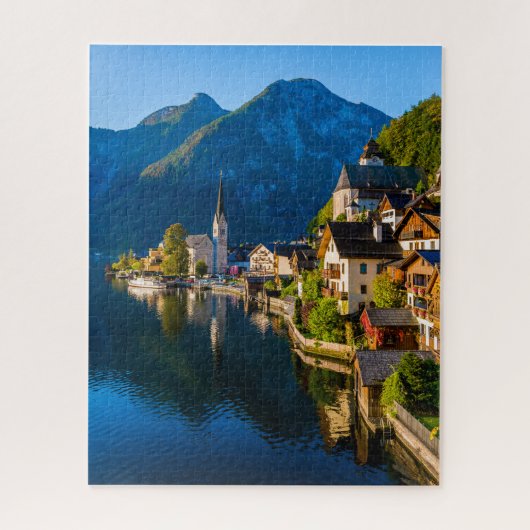 Goedemorgen bij Hallstatt Legpuzzel (Verticaal)