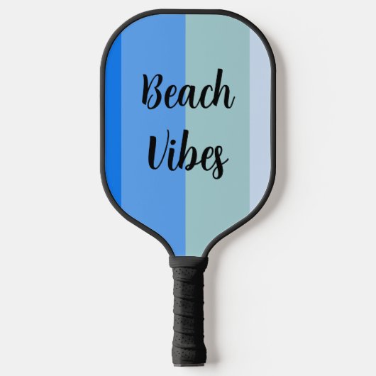 Goedemorgen blauw gestreept pickleball paddle (Voorkant)