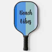 Goedemorgen blauw gestreept pickleball paddle (Achterkant)