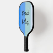 Goedemorgen blauw gestreept pickleball paddle (Links)
