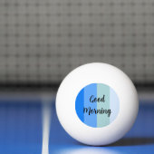 Goedemorgen blauw gestreept pingpongbal (Net)