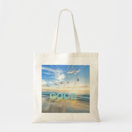 Goedemorgen Blauwe Lucht Tote Bag (Voorkant)