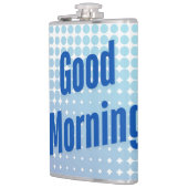 Goedemorgen Blauwe Stippen Heupfles (Links)