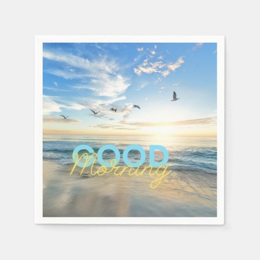 Goedemorgen Blue Sky Servet (Voorkant)