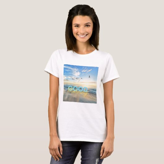 Goedemorgen Blue Sky T-shirt (Voorkant volledig)