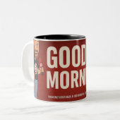 Goedemorgen Bold Red Coffee mok (Voorkant links)