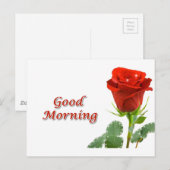 goedemorgen briefkaart (Voorkant / Achterkant)