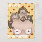 Goedemorgen. Briefkaart (Voorkant)