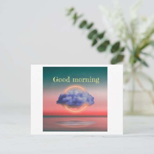 Goedemorgen Briefkaart (Staand voorkant)