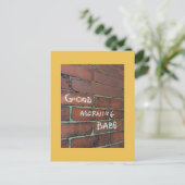 Goedemorgen briefkaart (Staand voorkant)