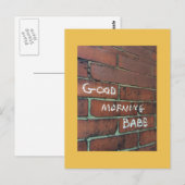 Goedemorgen briefkaart (Voorkant / Achterkant)