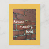 Goedemorgen briefkaart (Voorkant)