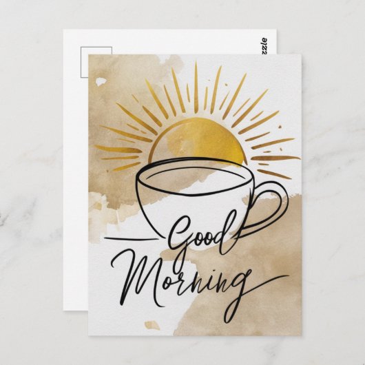 Goedemorgen Briefkaart (Voorkant / Achterkant)