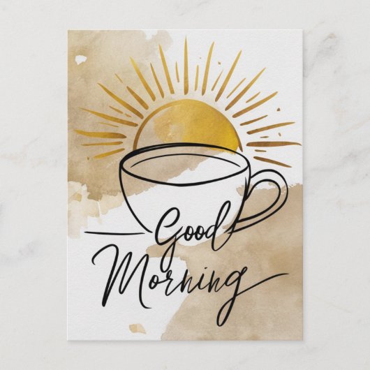 Goedemorgen Briefkaart (Voorkant)
