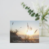 Goedemorgen Briefkaart - Buitenbanken, NC (Staand voorkant)