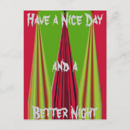 Goedemorgen Briefkaart Horizontale Sjabloon