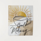 Goedemorgen Briefkaart Wandkleed (Voorkant)