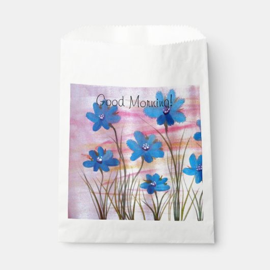 Goedemorgen decoratief bedankzakje (Voorkant)