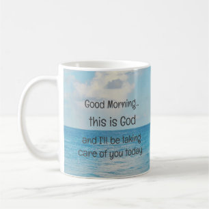 "Goedemorgen, dit is God" Koffiemok