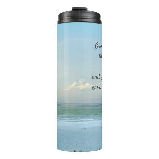 "Goedemorgen, dit is God Thermosbeker (Voorkant)